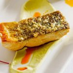 GRILLED GARLIC BUTTER SEA BASS