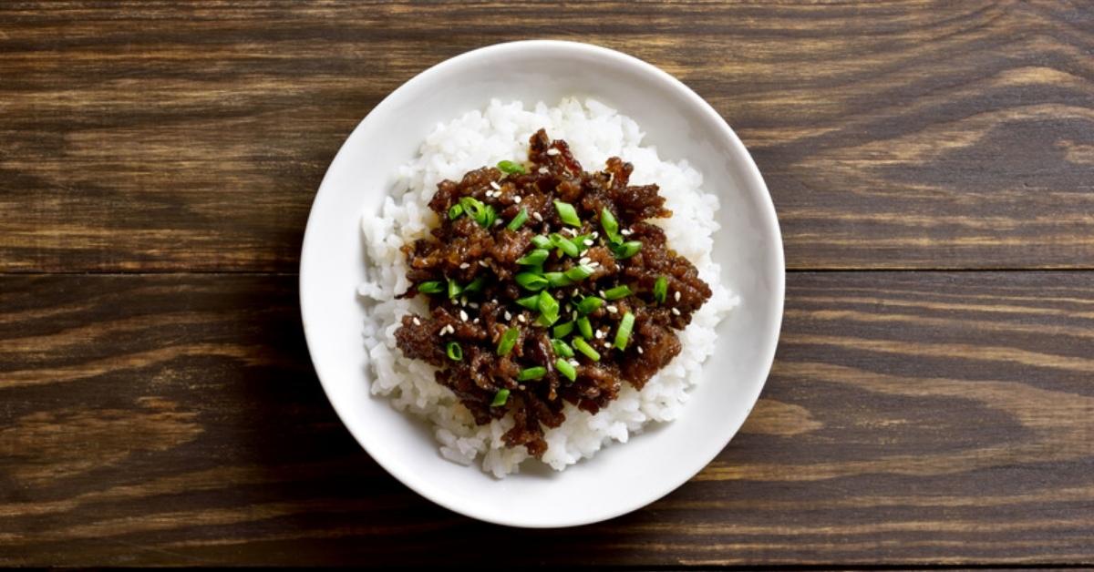 Korean Ground Beef and Rice Bowls