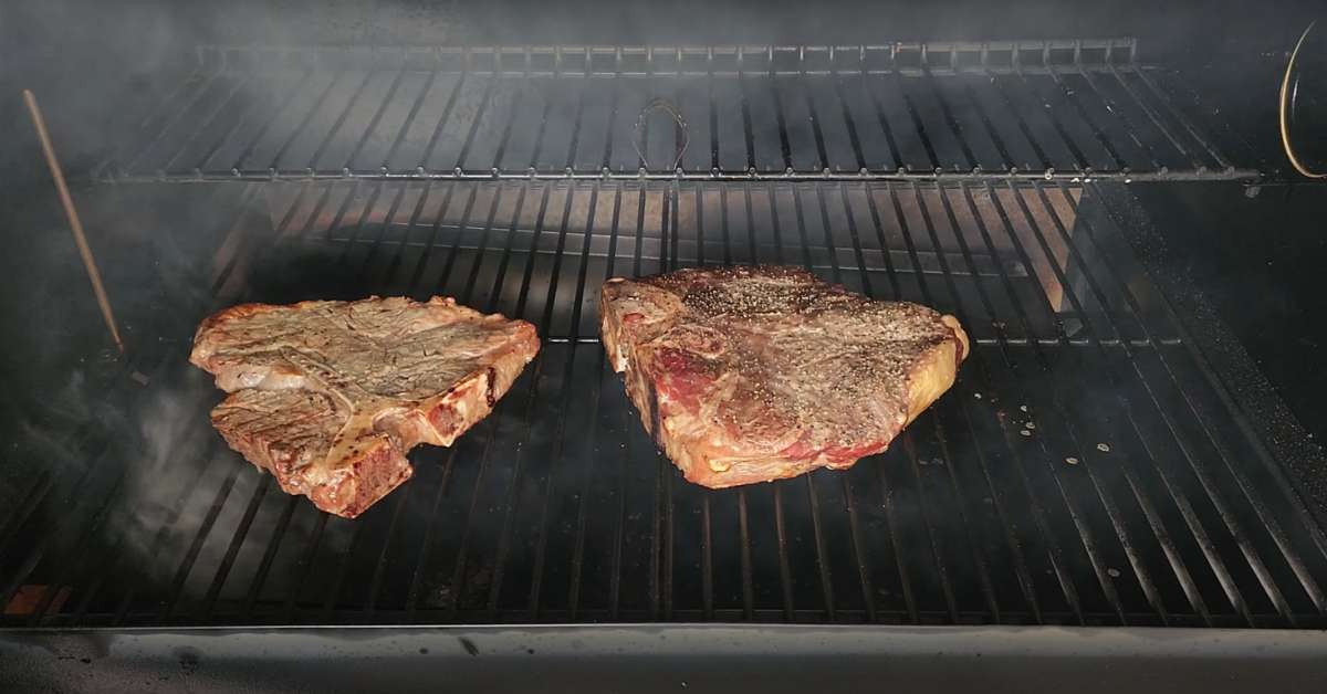 Remove the Steaks from the grill to rest