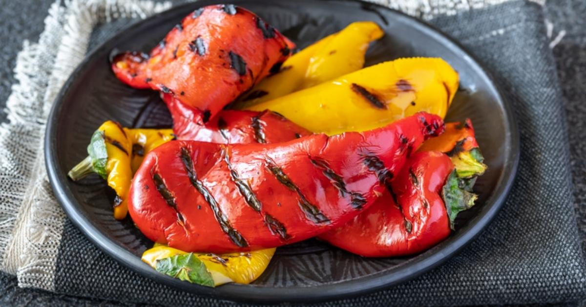 grilled bell peppers