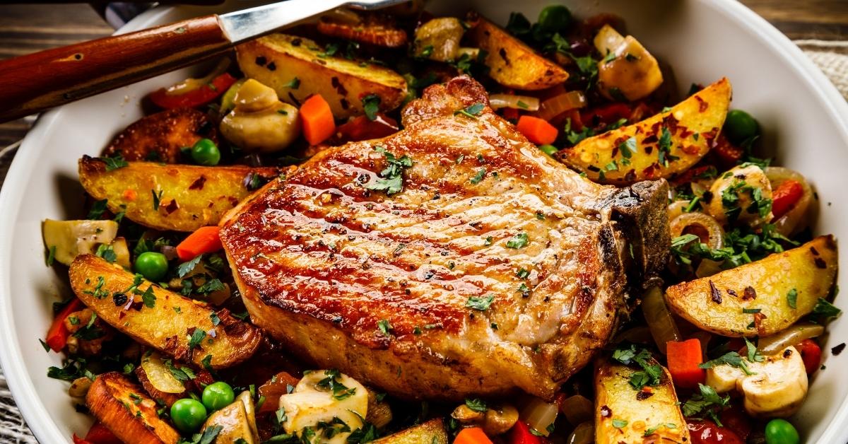 grilled pork chops