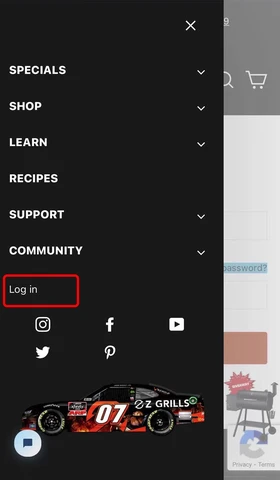 login to your account