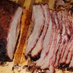 Roast beef slow smoked