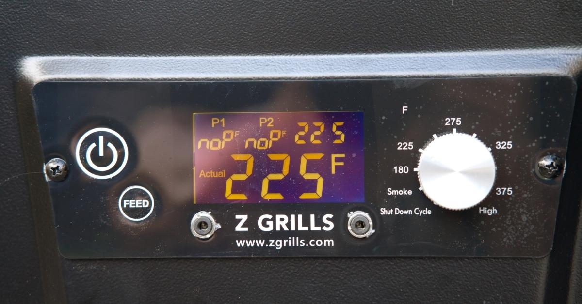 Preheat the Z Grills Pellet Grill to 225℉